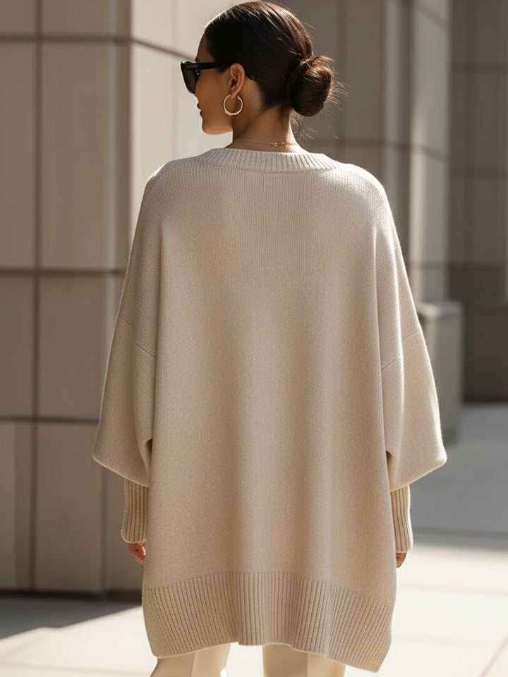 Dominika - Wyrafinowany Sweter Wełniany