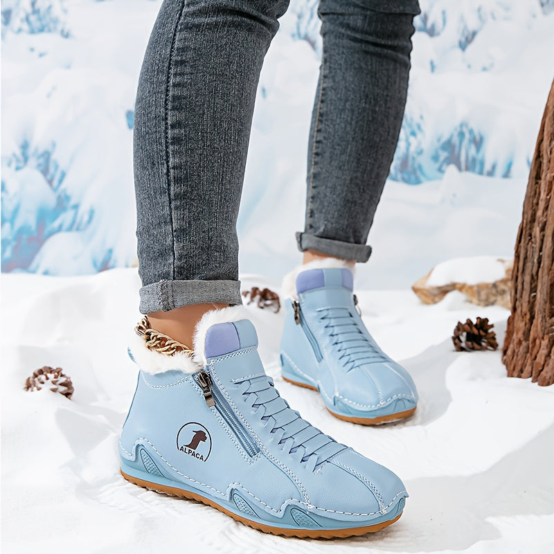 Aleksandra – Elegante Winterstiefeletten mit Wohlfühlkomfort