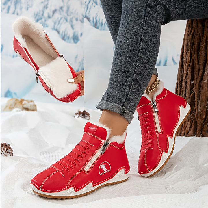 Aleksandra – Elegante Winterstiefeletten mit Wohlfühlkomfort