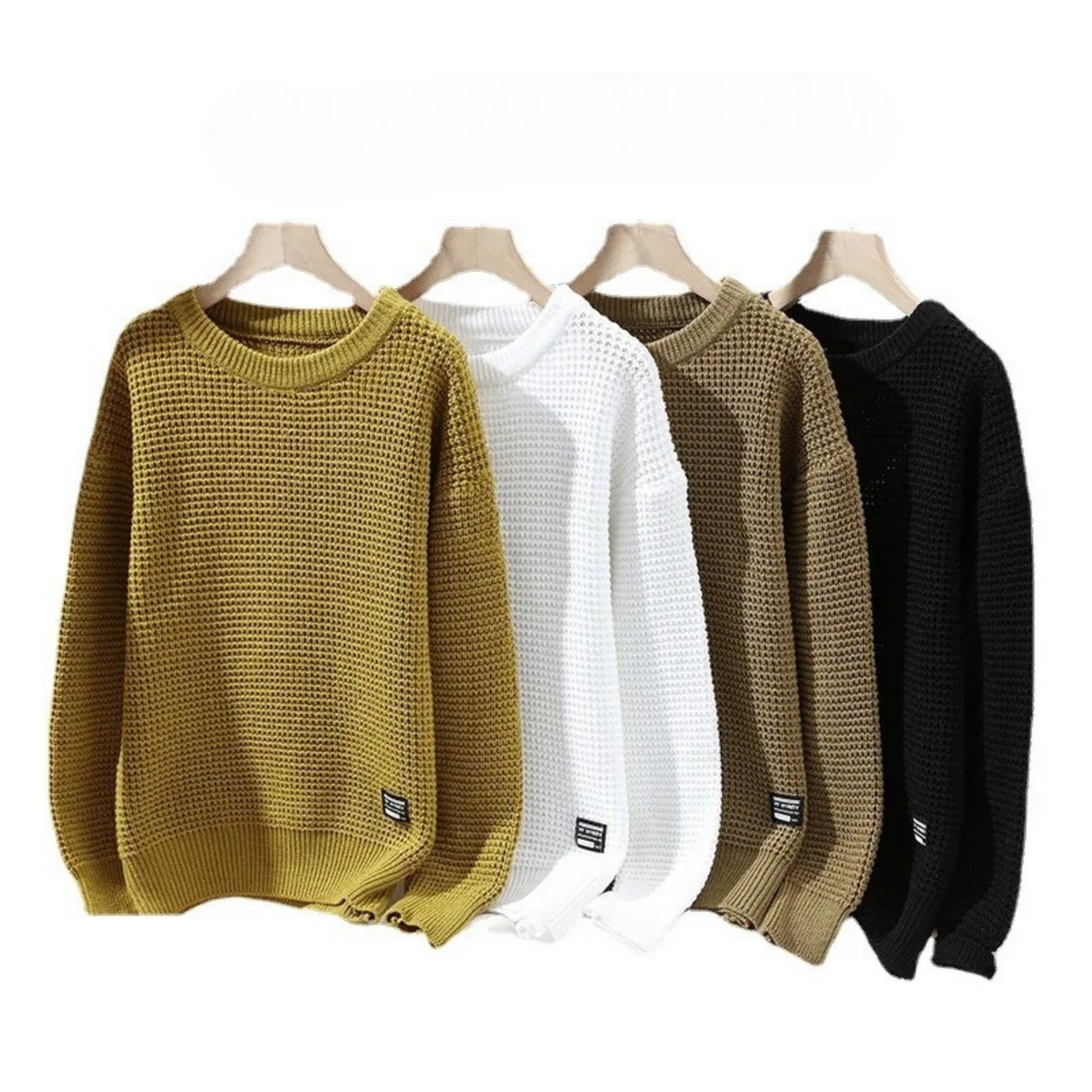 Sebastian – Sweter premium o strukturze plastra miodu