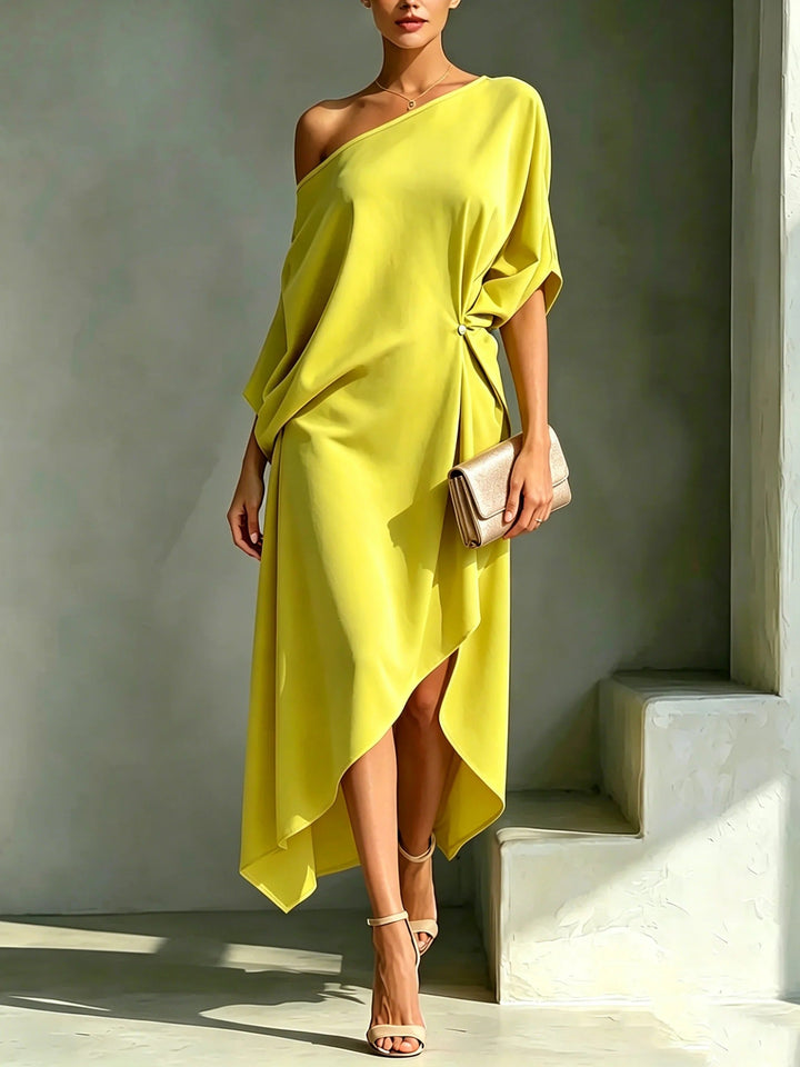 Natalia - Elegancka asymetryczna sukienka