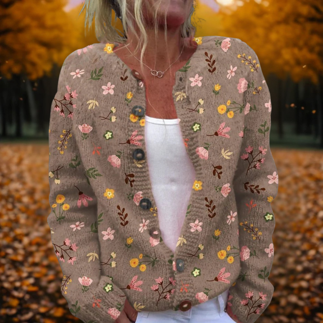 Lidia - Vintage Dzianinowy Kamizelka