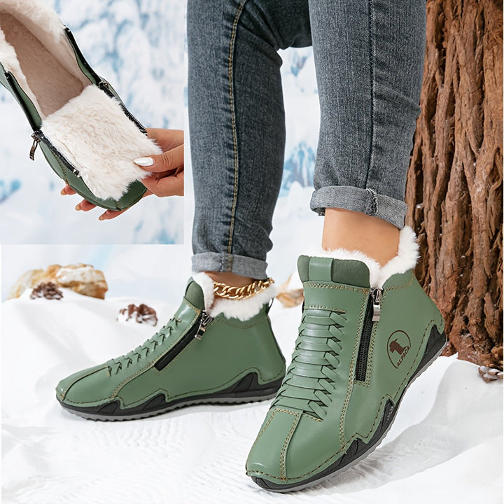 Aleksandra – Elegante Winterstiefeletten mit Wohlfühlkomfort