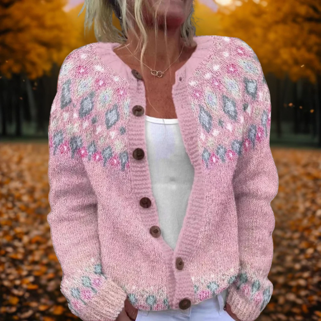 Katarzyna - Vintage Dzianinowy Kamizelka