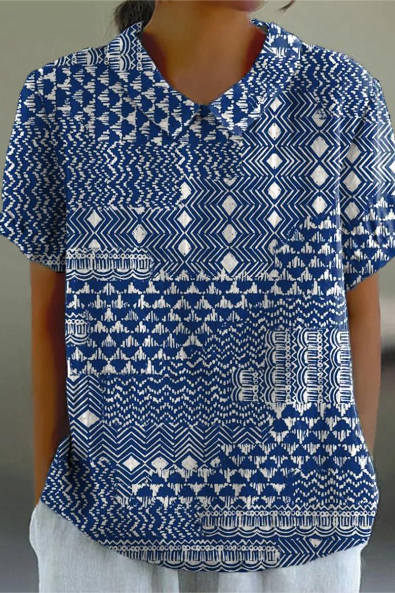 Zara - Koszula w Wzór Tribal