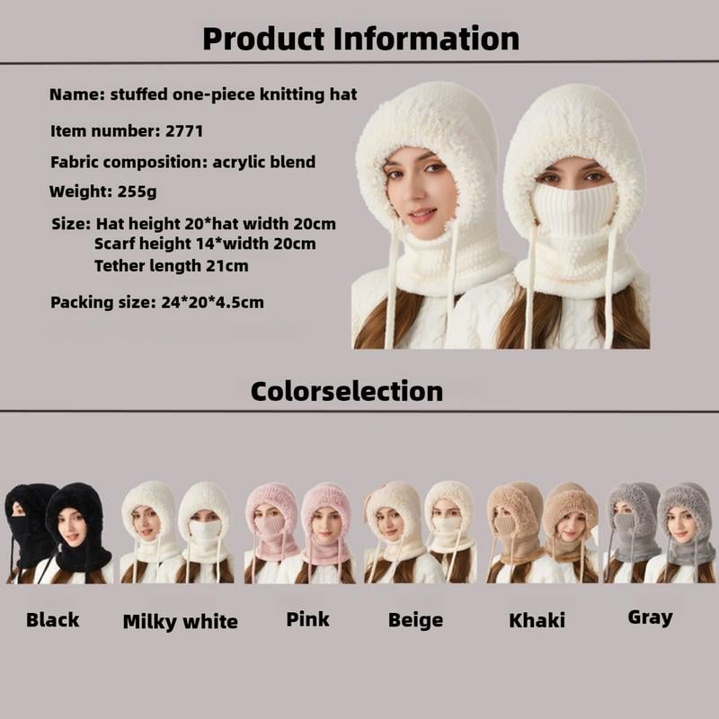 Czapka Beanie 3-w-1 dla Kobiet