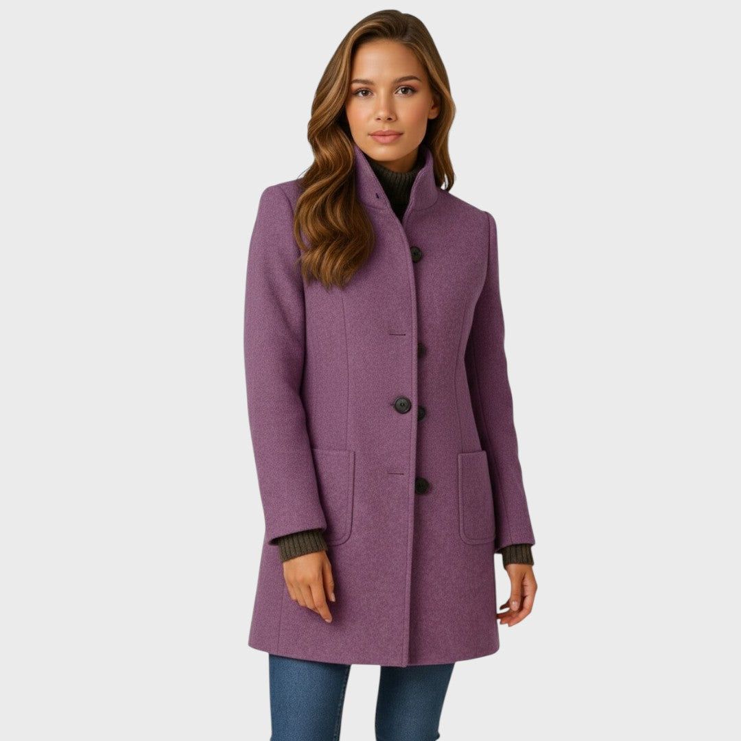 Agnieszka – Elegancki damski płaszcz o perfekcyjnym kroju