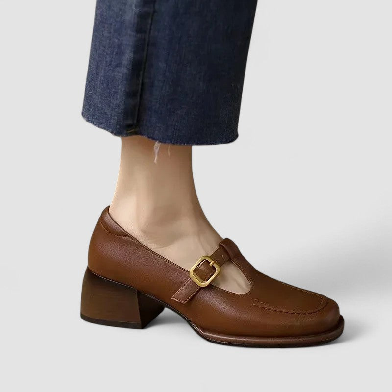 Kyrahnae - Ortopedyczne buty Mary Jane na pasku T