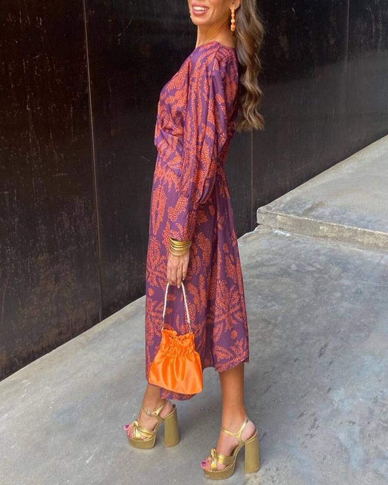 Anna - Sukienka Maxi Boho Luxe Wrap dla kobiet