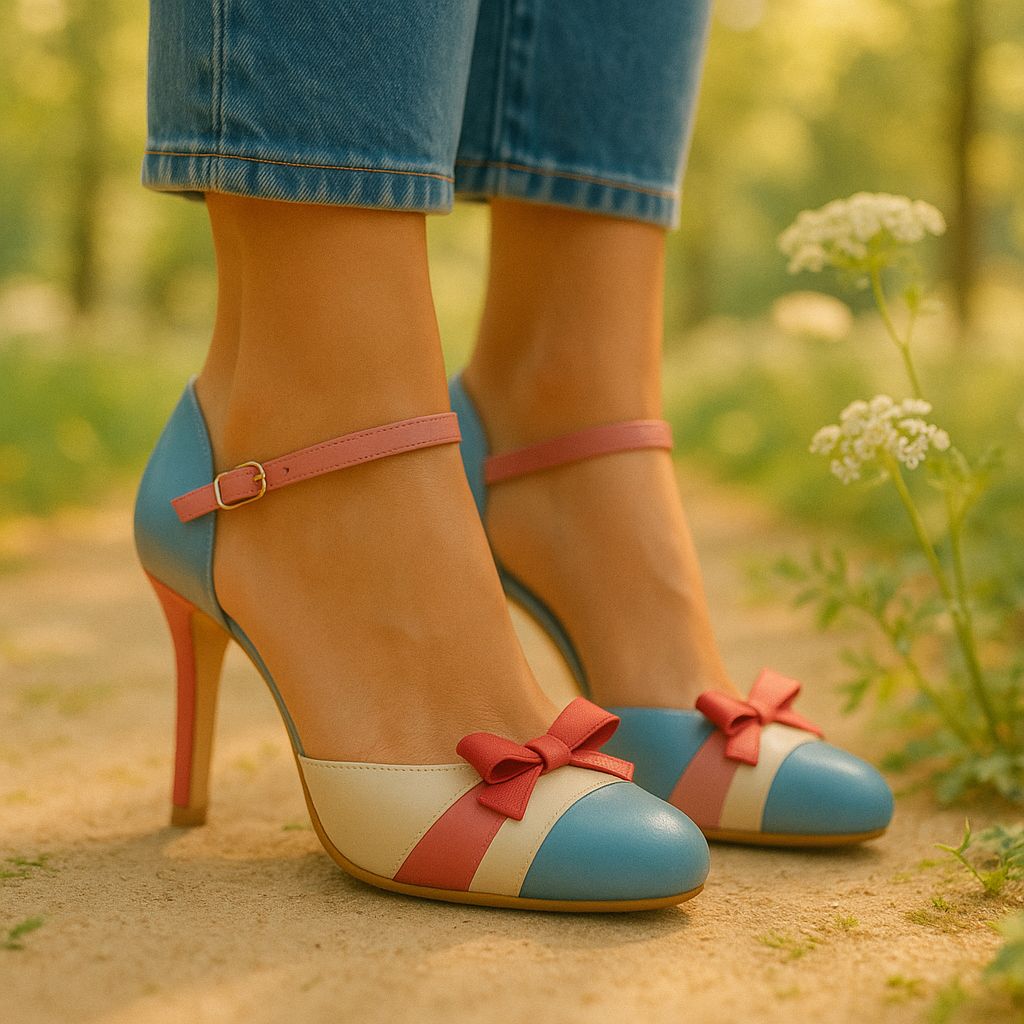 Amanda - Sandały z Eleganckim Obcasem