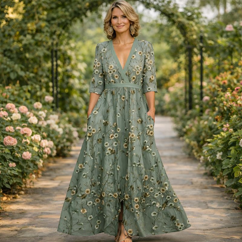 Roksana - Elegancka Sukienka Maxi