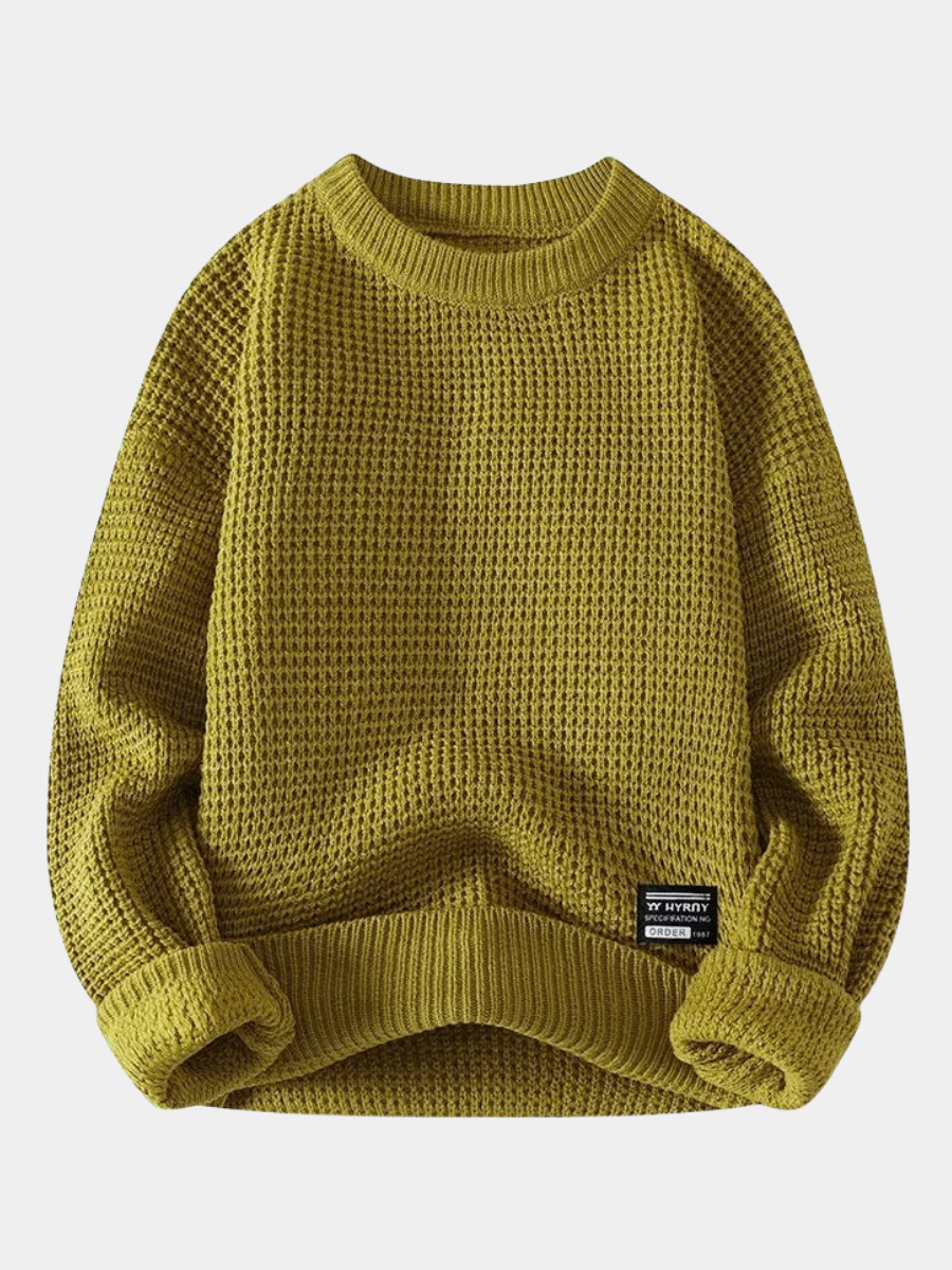 Sebastian – Sweter premium o strukturze plastra miodu