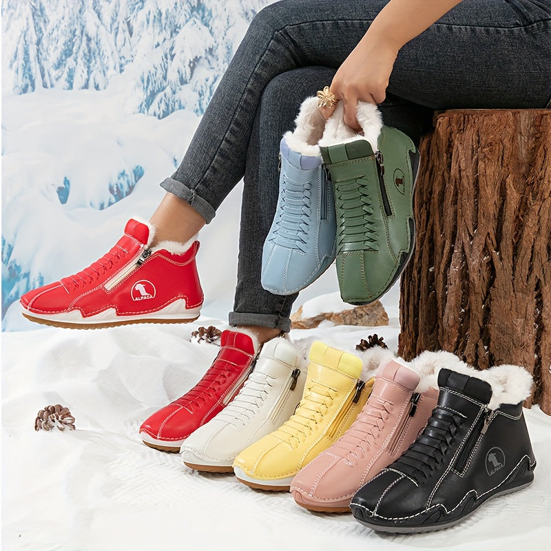 Aleksandra – Elegante Winterstiefeletten mit Wohlfühlkomfort
