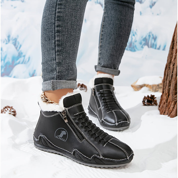 Aleksandra – Elegante Winterstiefeletten mit Wohlfühlkomfort