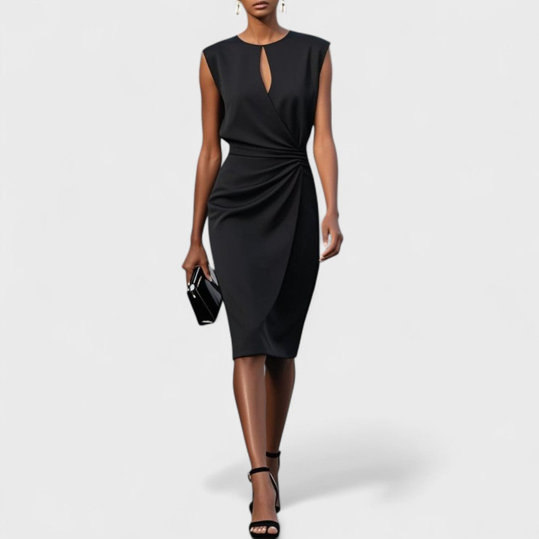 Olena – Elegancka sukienka kopertowa midi