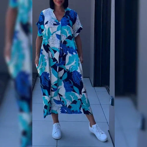 Malwina – Elegancka Sukienka Kwiatowa - Sukienka, Która Sprawi, Że Będziesz Promienieć!